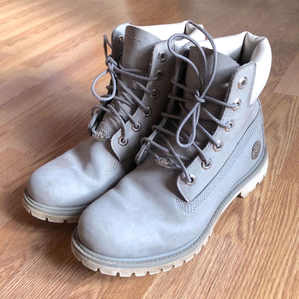 COPY - Dusty Grey Ladies Timblerland Boots